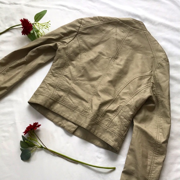 Vegan Leather Jacket - Picture 3 of 3